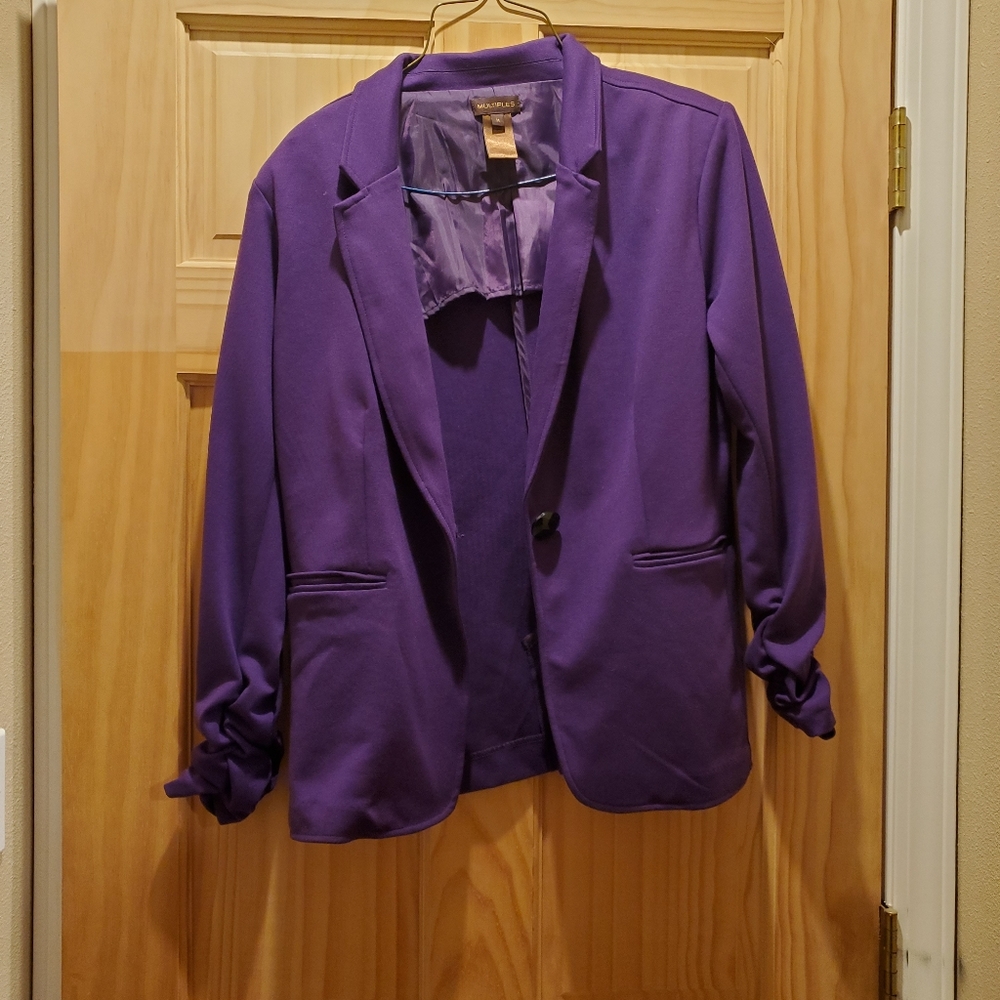 Purple blazer